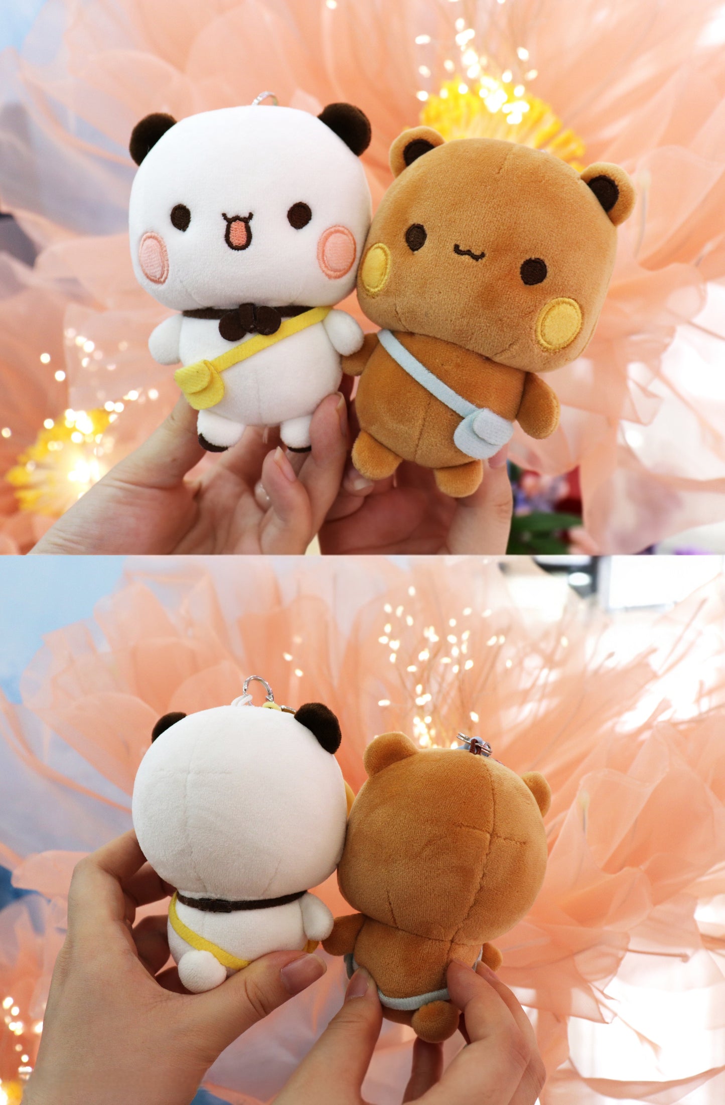 Cute Bubu Dudu plushies keychains ( 10 cm )