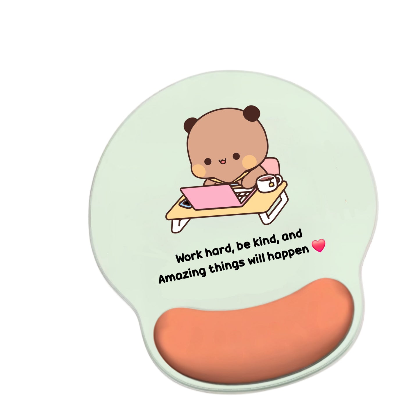 Bubu Dudu Mousepad with small wrist pad [ hand pillow ]