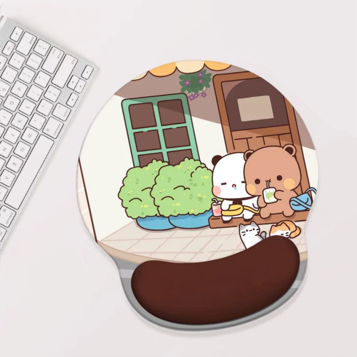 Bubu Dudu Mousepad with small wrist pad [ hand pillow ]