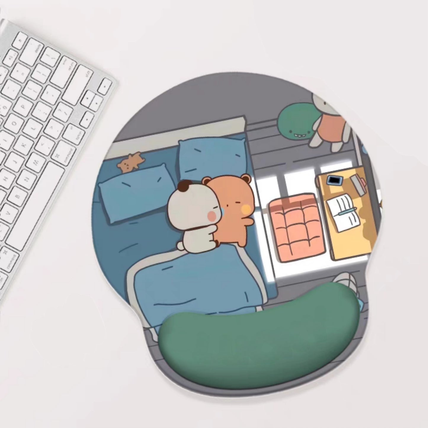 Bubu Dudu Mousepad with small wrist pad [ hand pillow ]