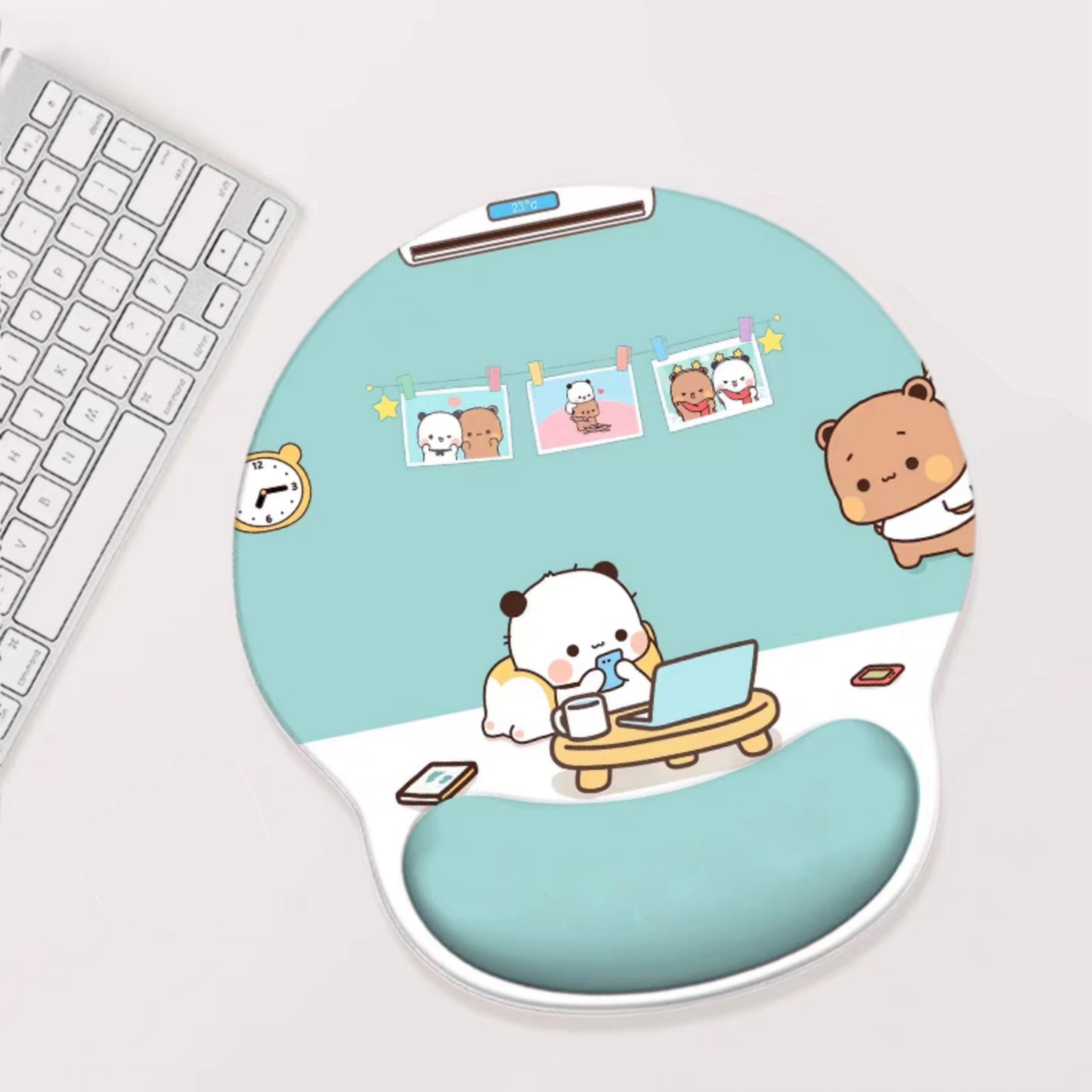 Bubu Dudu Mousepad with small wrist pad [ hand pillow ]