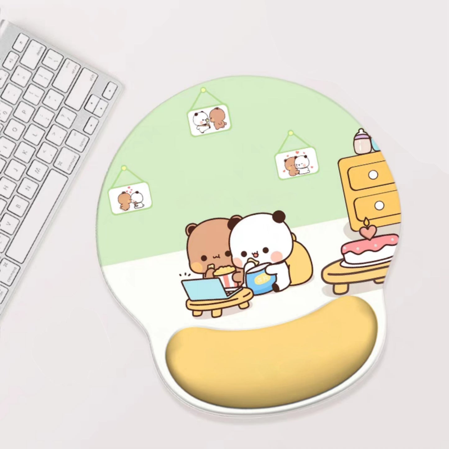 Bubu Dudu Mousepad with small wrist pad [ hand pillow ]