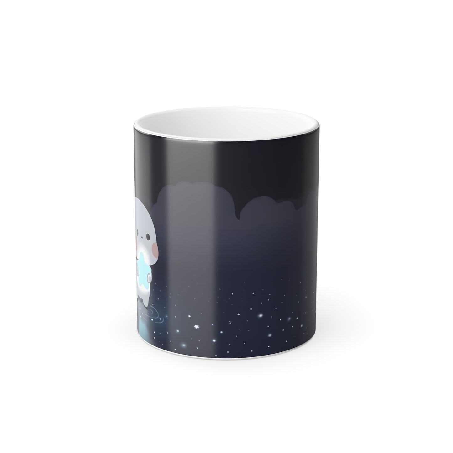 Bubu holding Star Color Morphing Mug 11oz