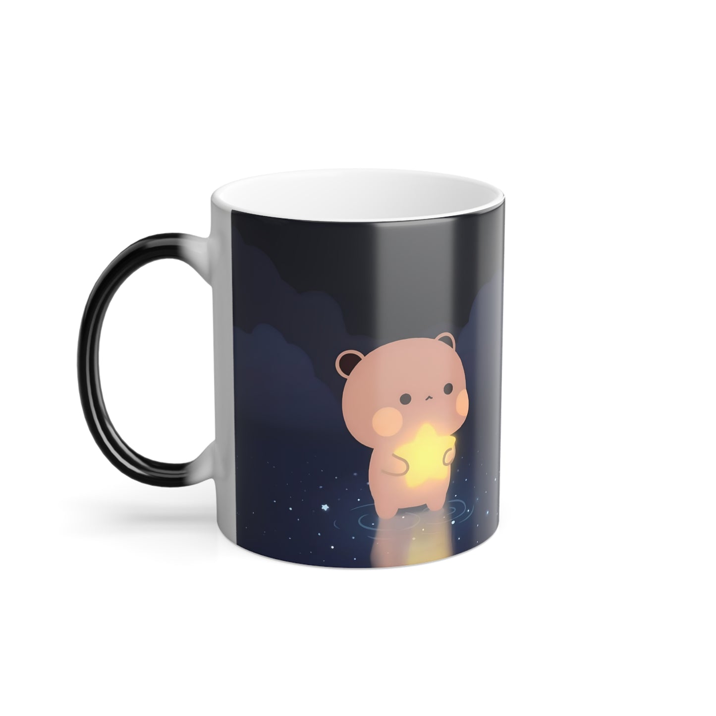 Dudu holding Star Color Morphing Mug 11oz