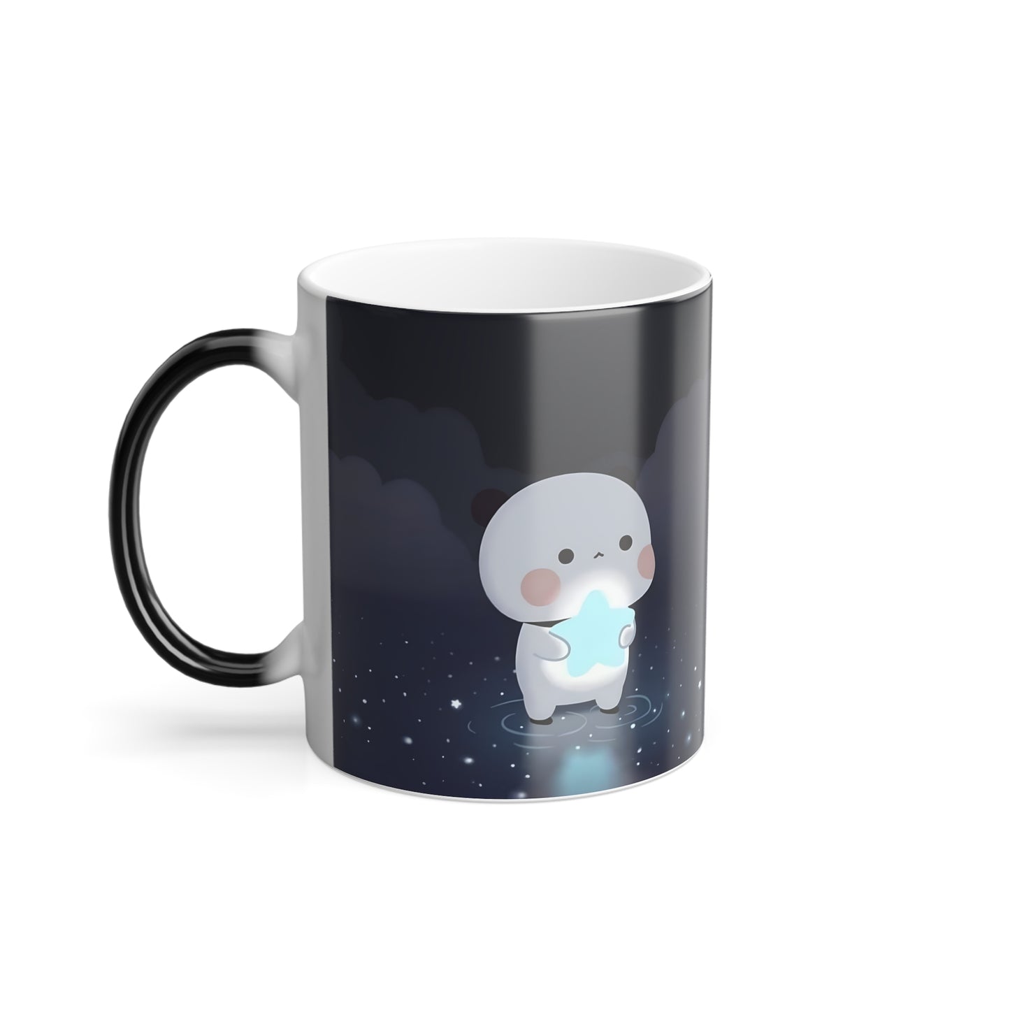 Bubu holding Star Color Morphing Mug 11oz