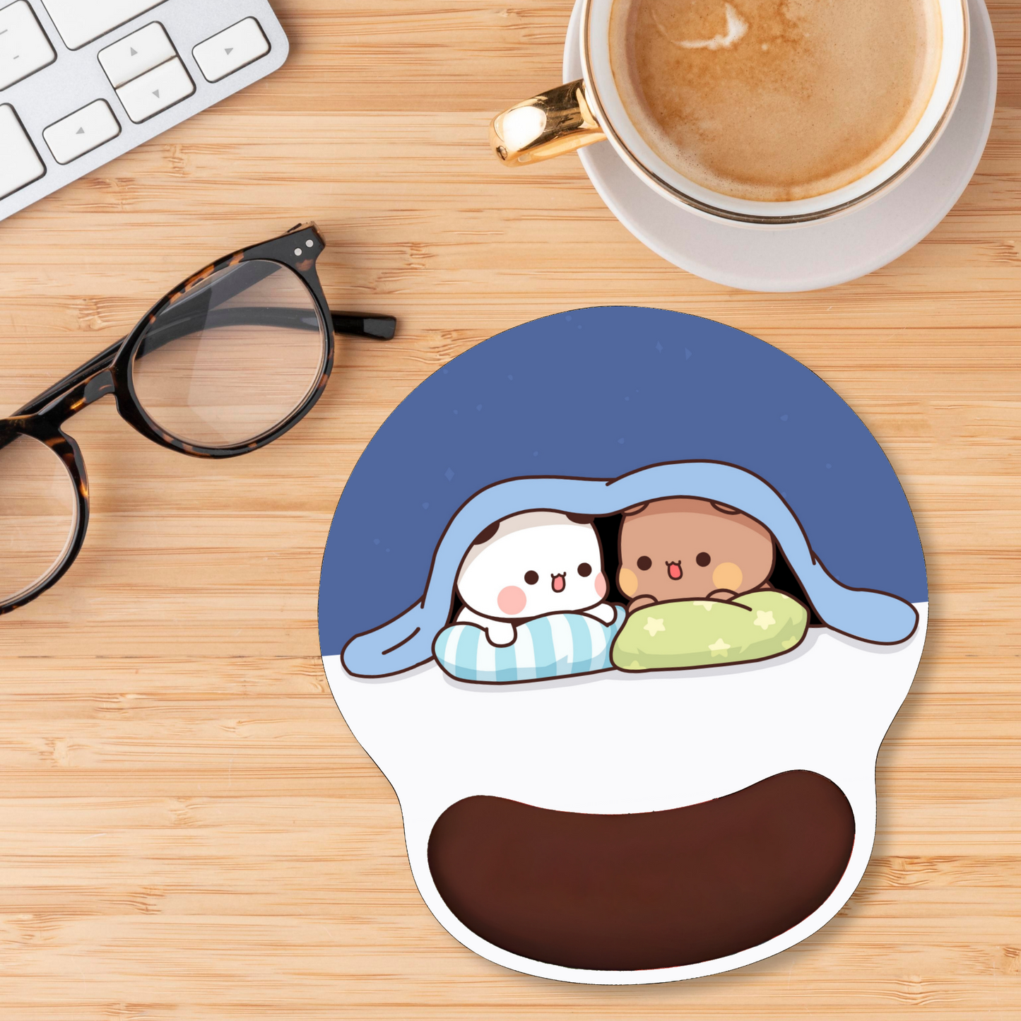Bubu Dudu Mousepad with small wrist pad [ hand pillow ]
