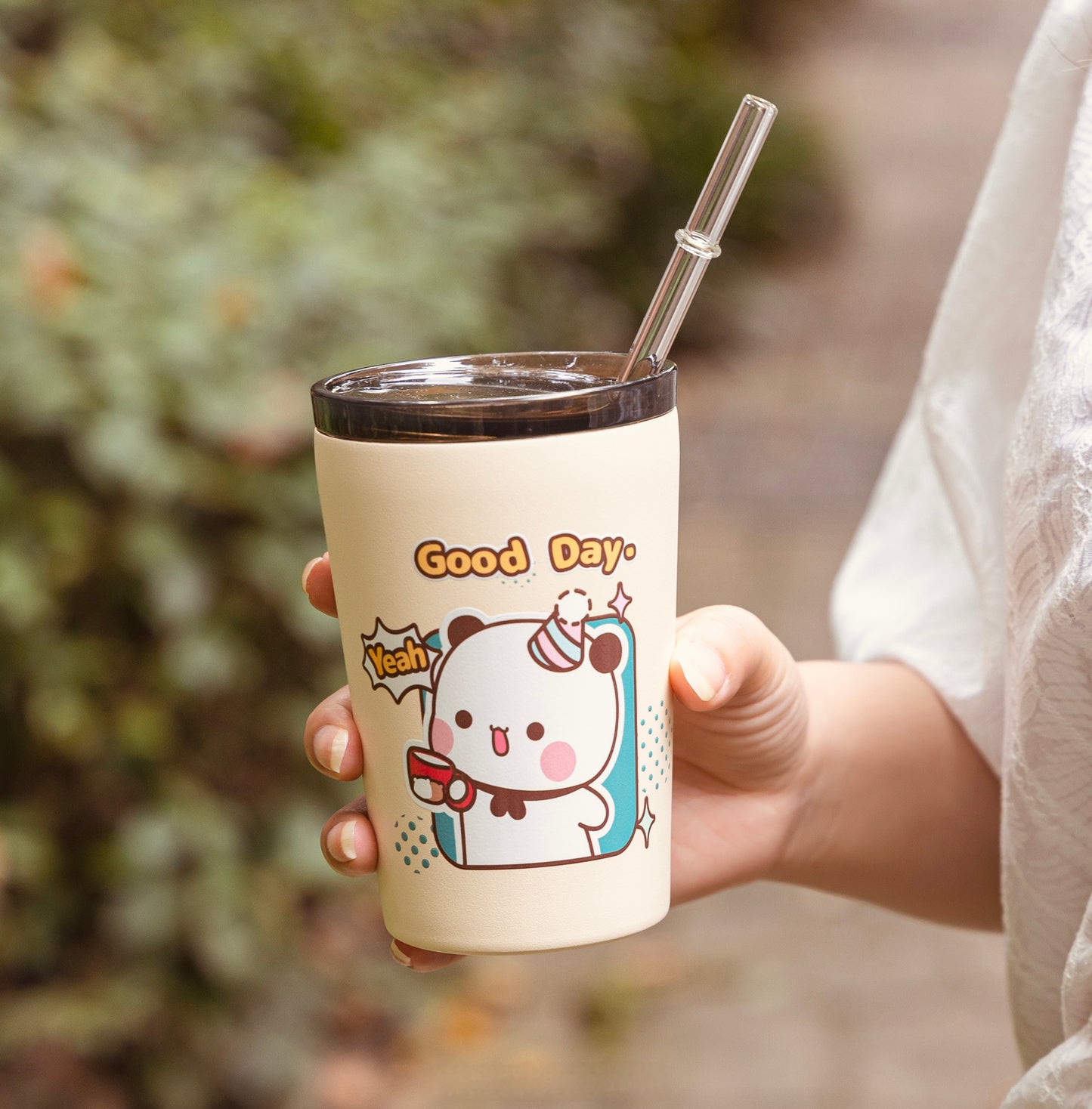 Bubu Dudu Stainless steel frosted drinking Cup [ Without Straw ]