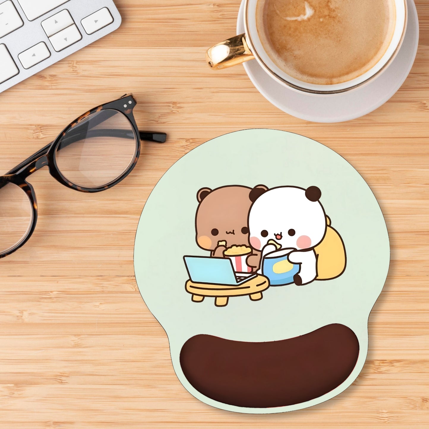 Bubu Dudu Mousepad with small wrist pad [ hand pillow ]