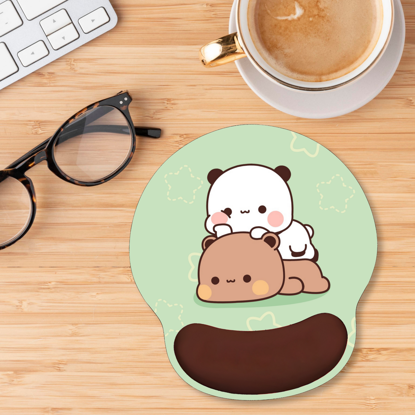Bubu Dudu Mousepad with small wrist pad [ hand pillow ]