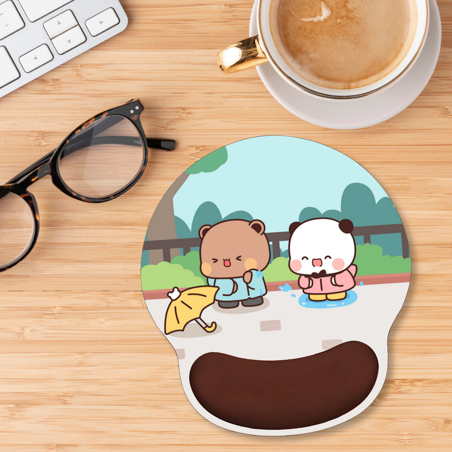 Bubu Dudu Mousepad with small wrist pad [ hand pillow ]