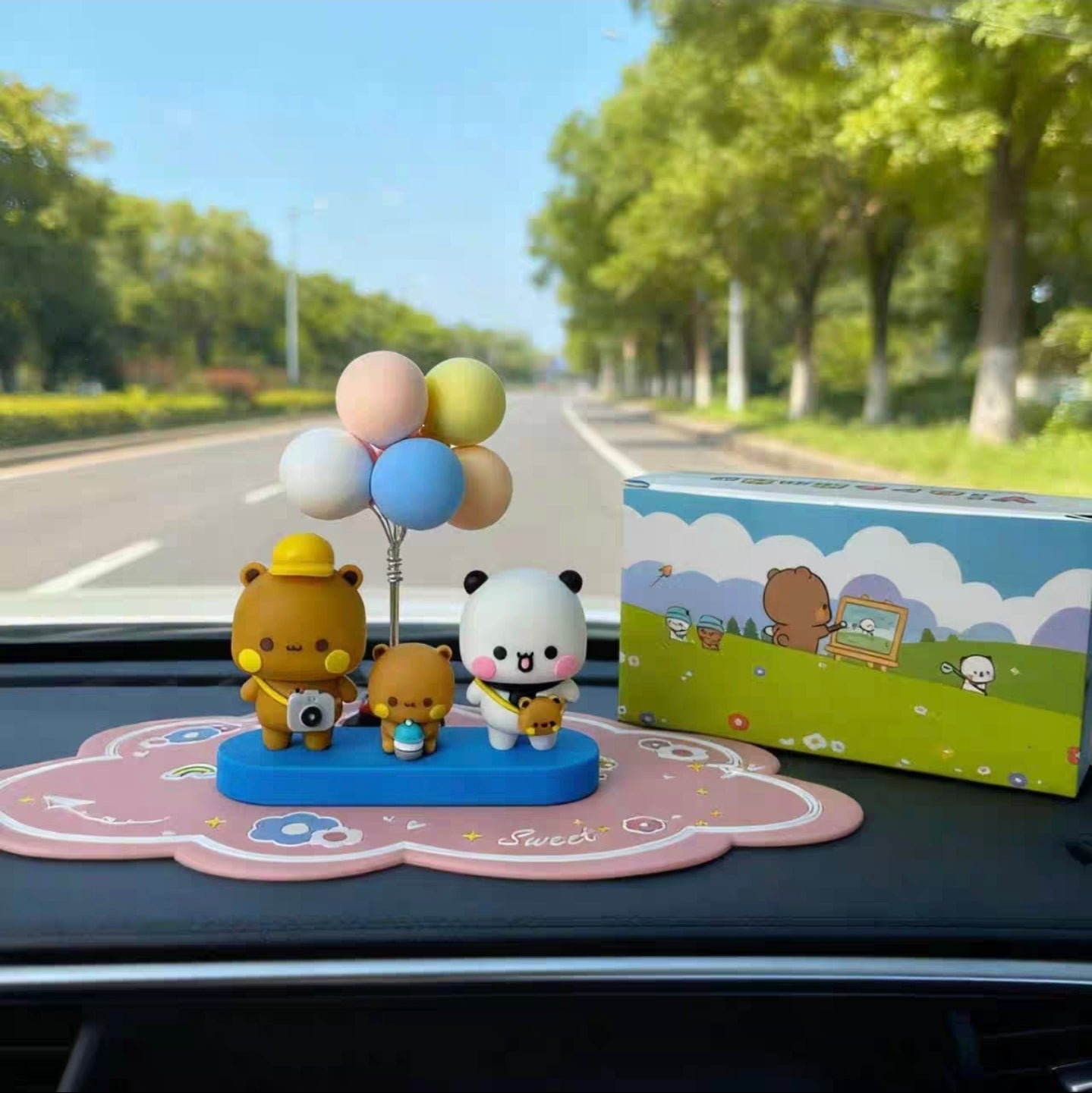 Bubu Dudu Family Figurine Set – Cute Collectible Desk & Car Decor 😍