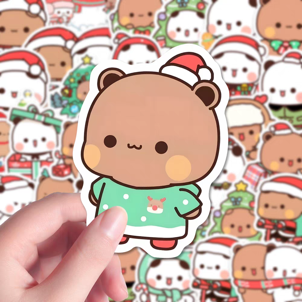 Cute Bubu Dudu Christmas Stickers 🎄 [ 54 Units ]