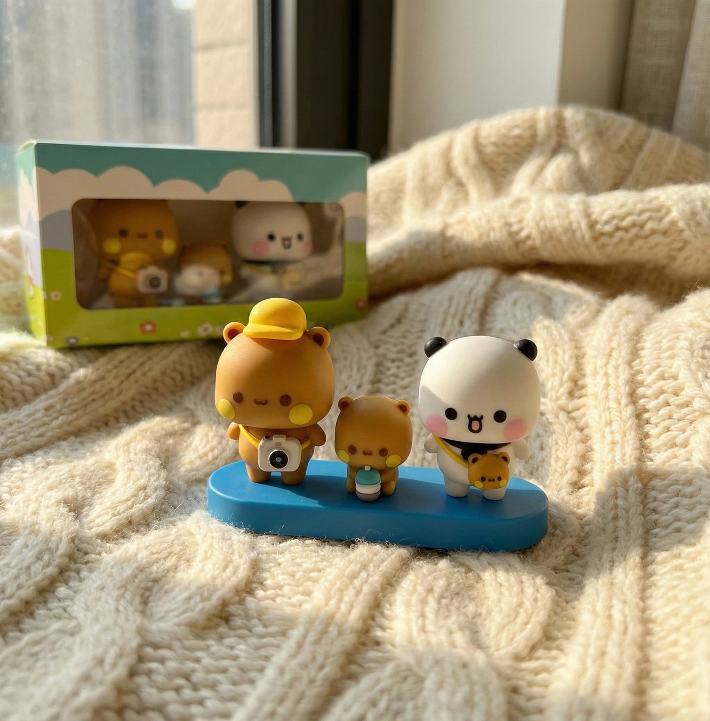 Bubu Dudu Family Figurine Set – Cute Collectible Desk & Car Decor 😍