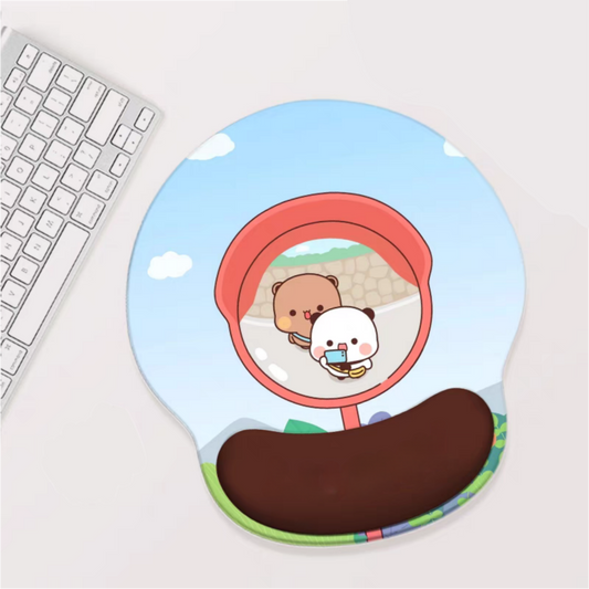 Bubu Dudu Mousepad with small wrist pad [ hand pillow ]