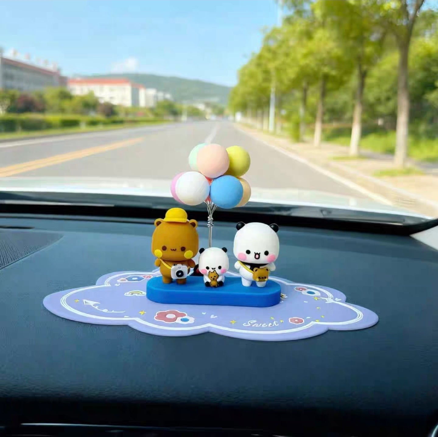 Bubu Dudu Family Figurine Set – Cute Collectible Desk & Car Decor 😍