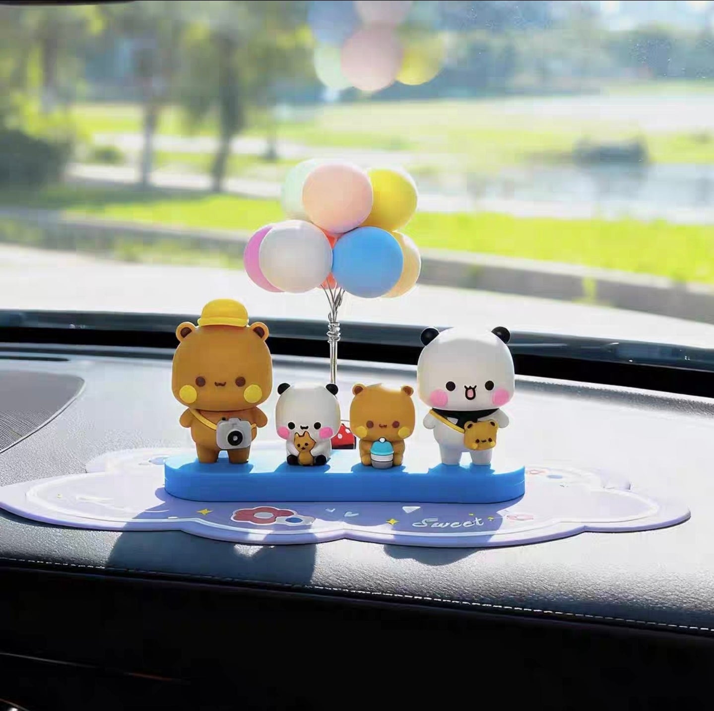 Bubu Dudu Family Figurine Set – Cute Collectible Desk & Car Decor 😍