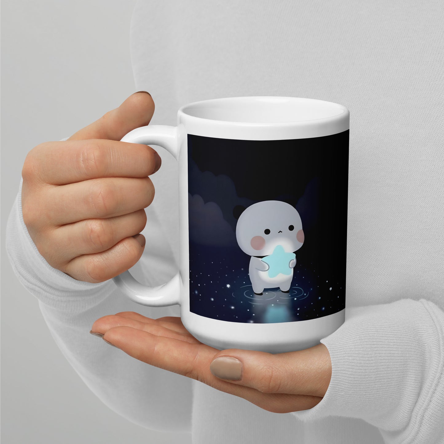 Bubu holding star Mug